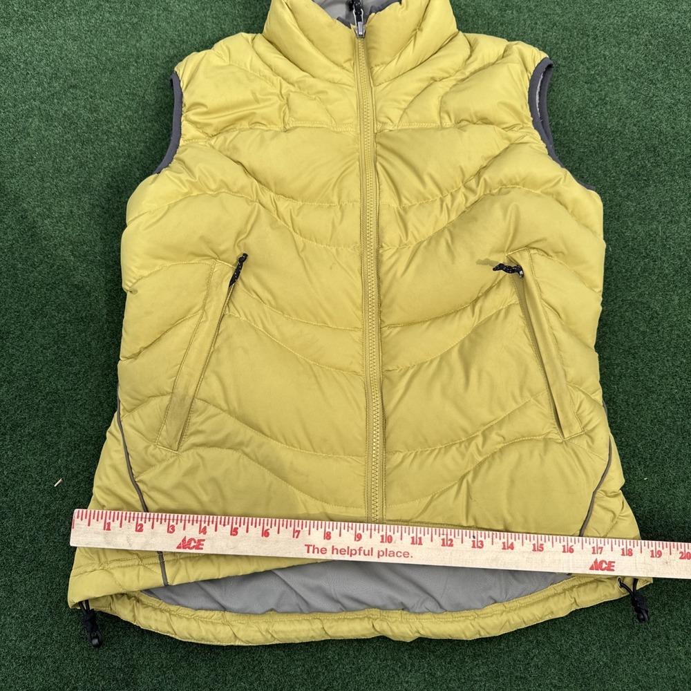 REI Co-Op Woman's Size XS Yellow Quantum Quilted Down Puffer Vest Full‎ Zip - Picture 6 of 9